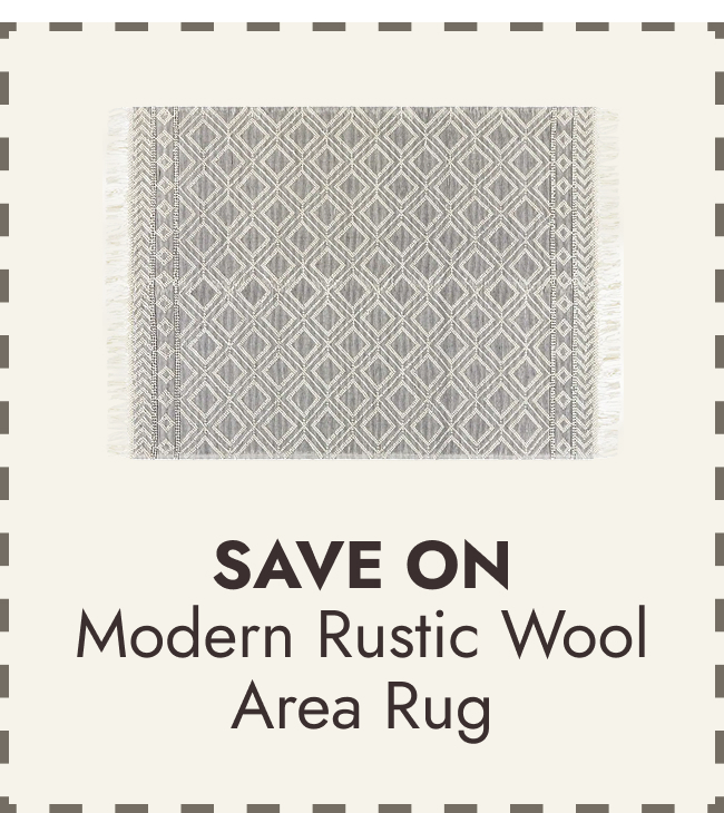 Janvier Heathered Modern Rustic Wool Area Rug