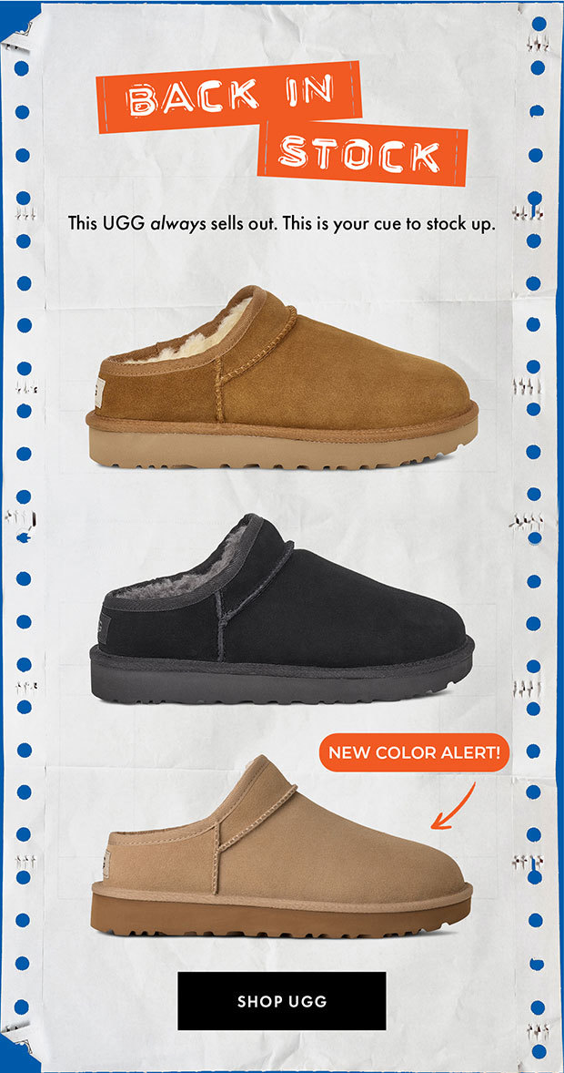 Back In Stock - shop Ugg