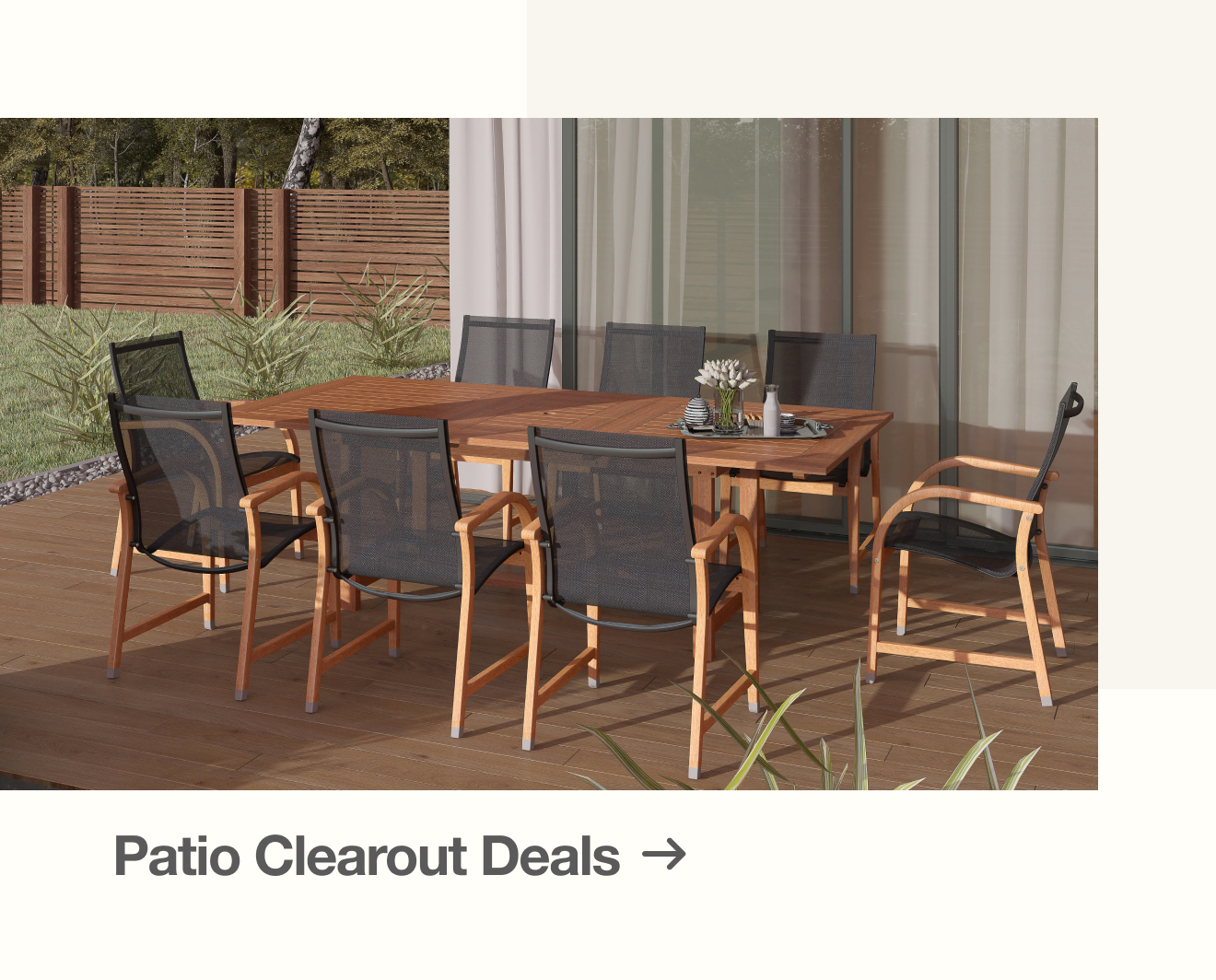 Shop the Early Patio Clearout Sale