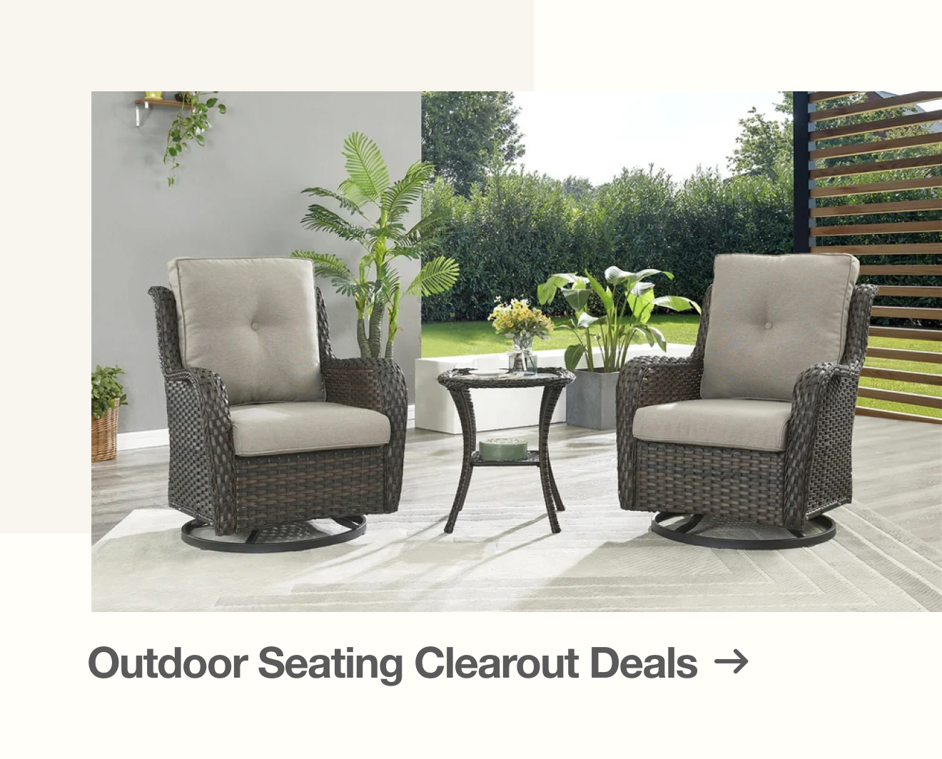 Shop Outdoor Seating on Sale