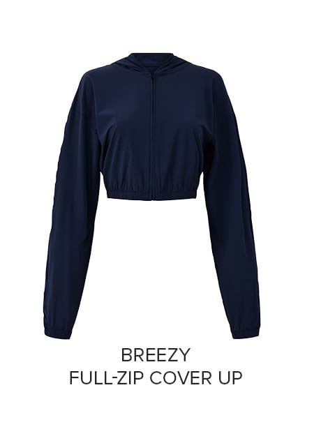 BREEZY FULL-ZIP COVER UP