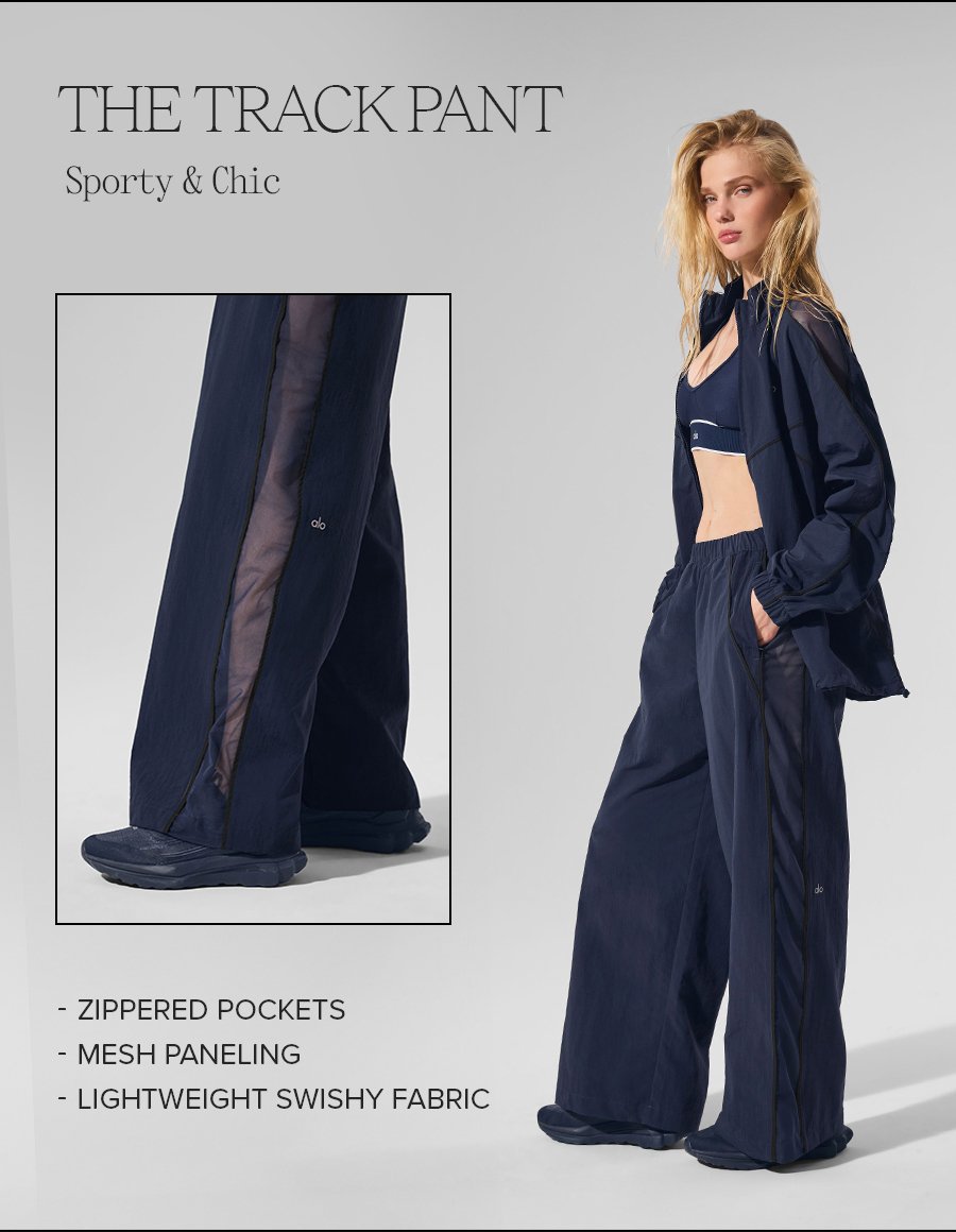 THE TRACK PANT SPORTY & CHIC