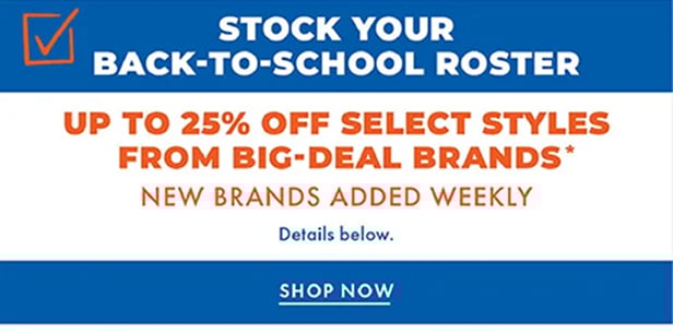 Up to 25% off Select Styles From Big Deal Brands | Shop Now
