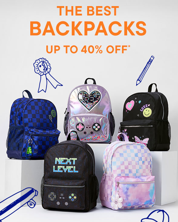 Up to 40% off Backpacks