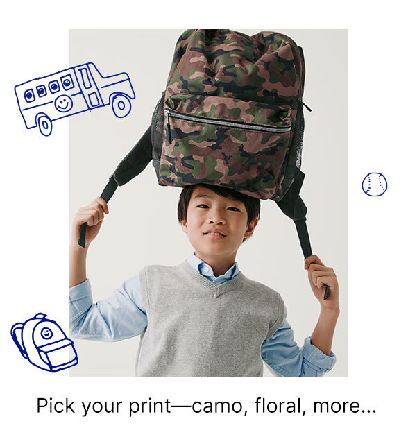 Up to 40% off Backpacks