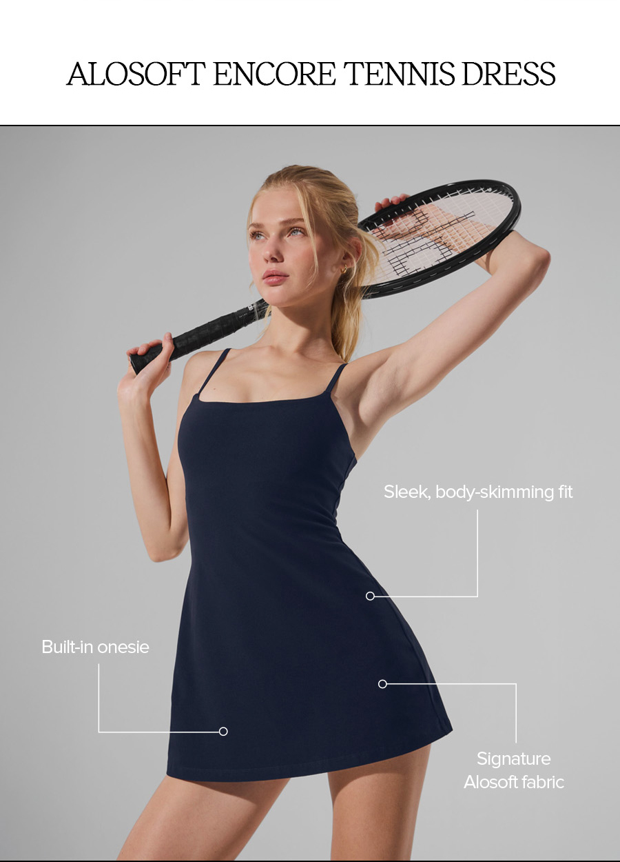 ALOSOFT ENCORE TENNIS DRESS
