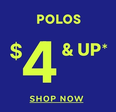 $4 & Up Polos