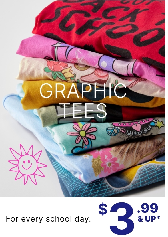 $3.99 & Up Graphic Tees