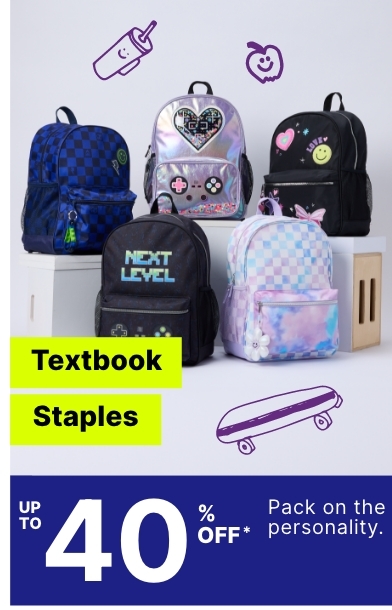 Up to 40% off Backpacks