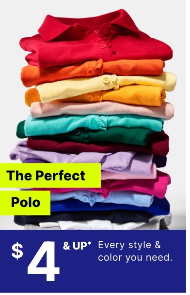 $4 & Up Polos