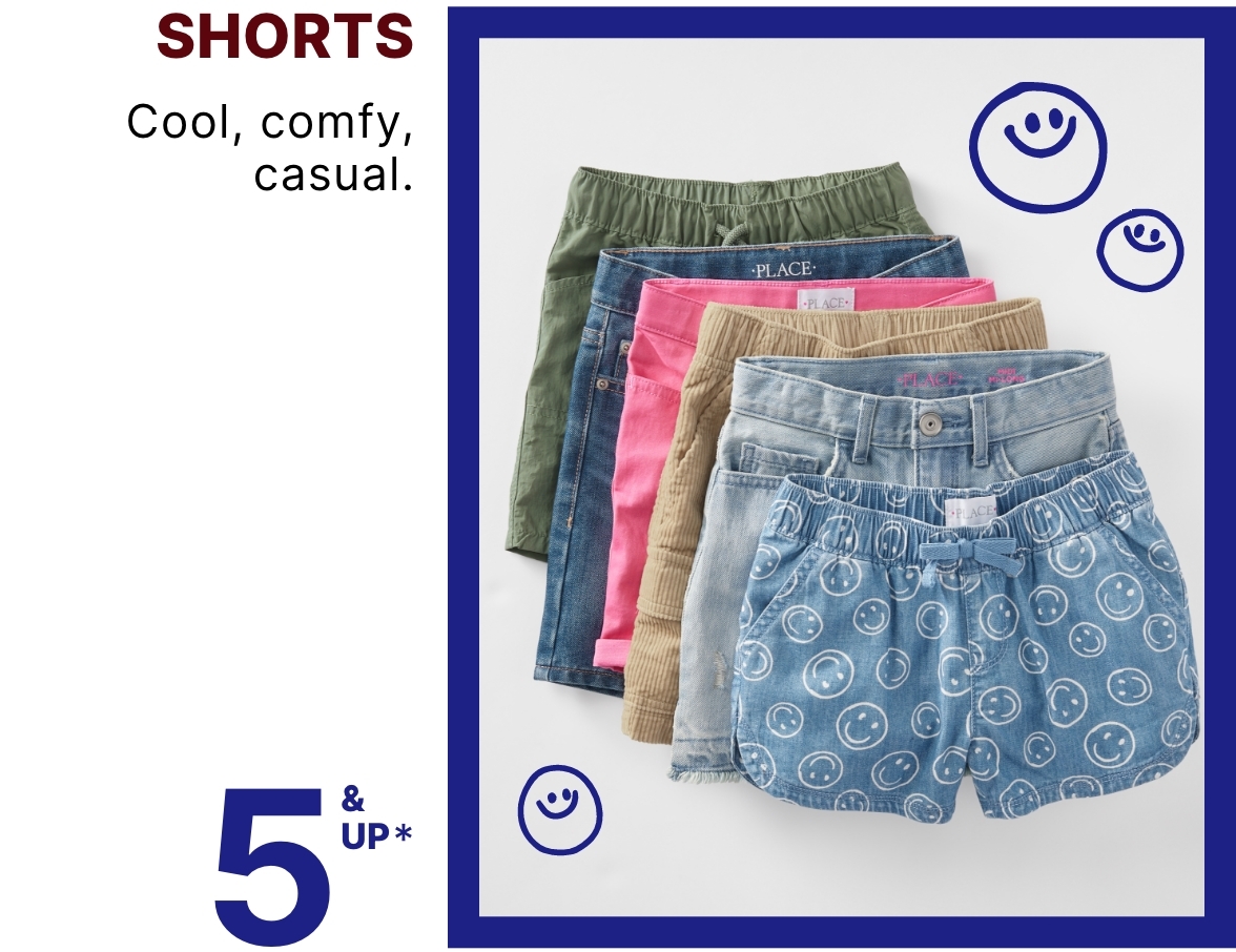 $5 & Up Shorts