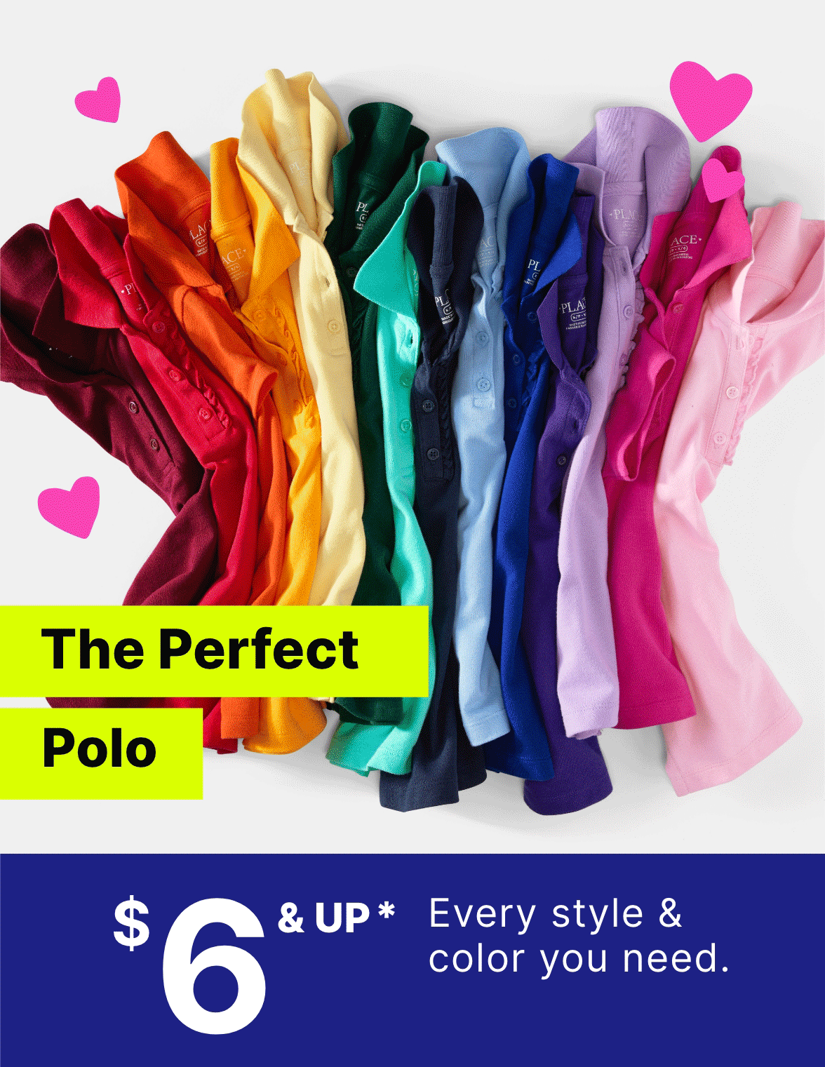 $6 & Up Polos