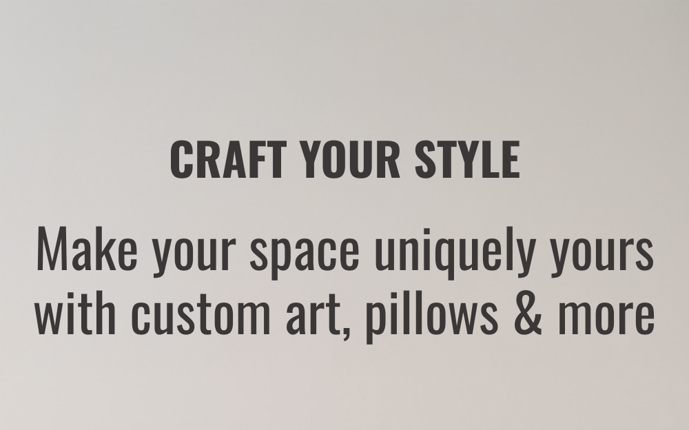 Shop custom home décor
