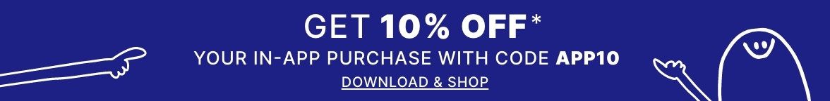 Get 10% off your in-app purchase with code APP10