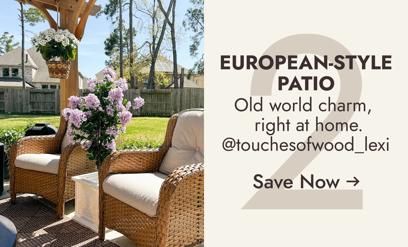 Alexis - European Style Patio Upgrade