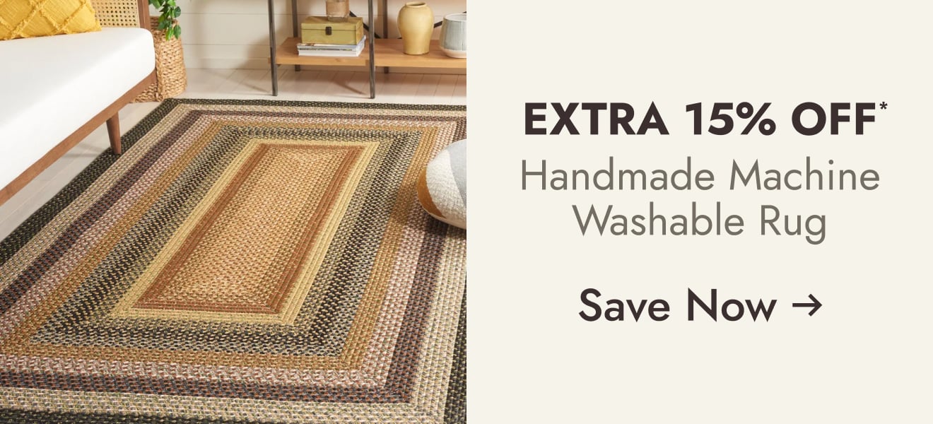 Handmade Braided Jo Machine Washable Country Casual Rug