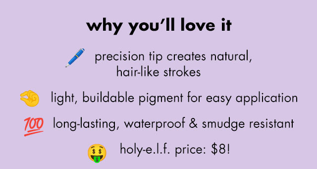 Precision tip creates natural, hair-like strokes
