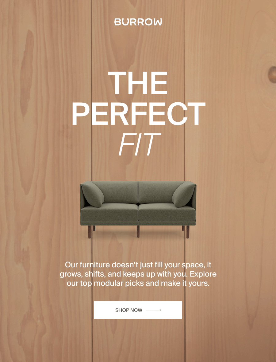 The Perfect Fit. Shop Now.