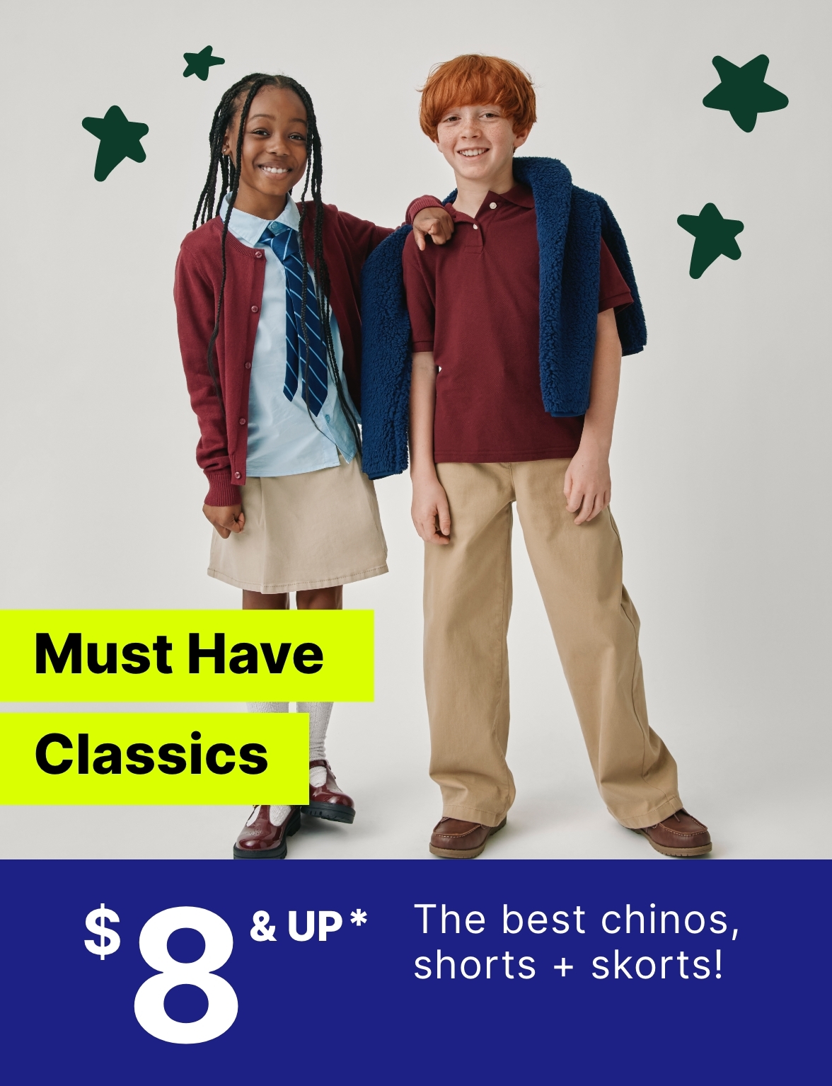 $8 & Up Uniform Bottoms