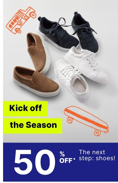 50% off Shoes
