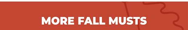 More fall musts
