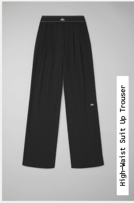 HIGH-WAIST SUIT UP TROUSER