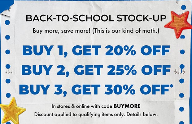 Back-To-School Stock-Up