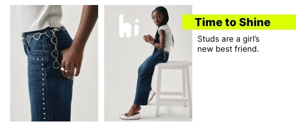 Time to Shine: Studs are a girl's best friend.