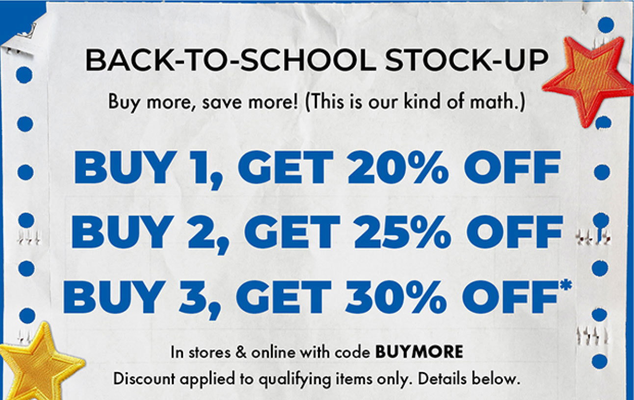 Back-To-School Stock-Up