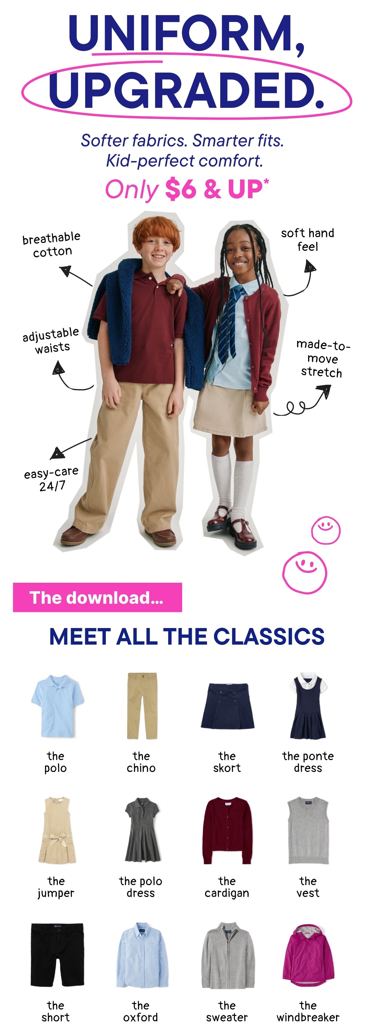 $6 & Uniform Essentials