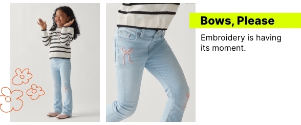 Bows, Please: Embroidery is having it's moment