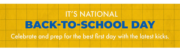 It's National Back to School Day