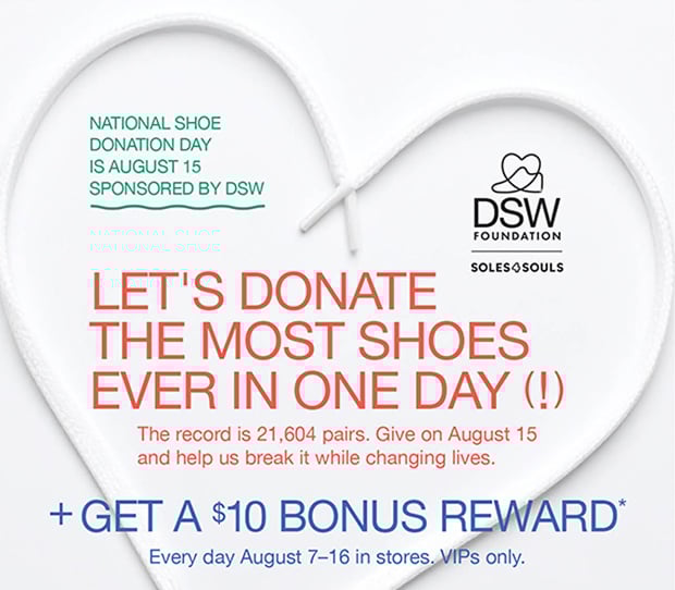 Let's Donate the Most Shoes Ever in One Day!