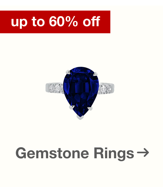 Gemstone Rings on Sale