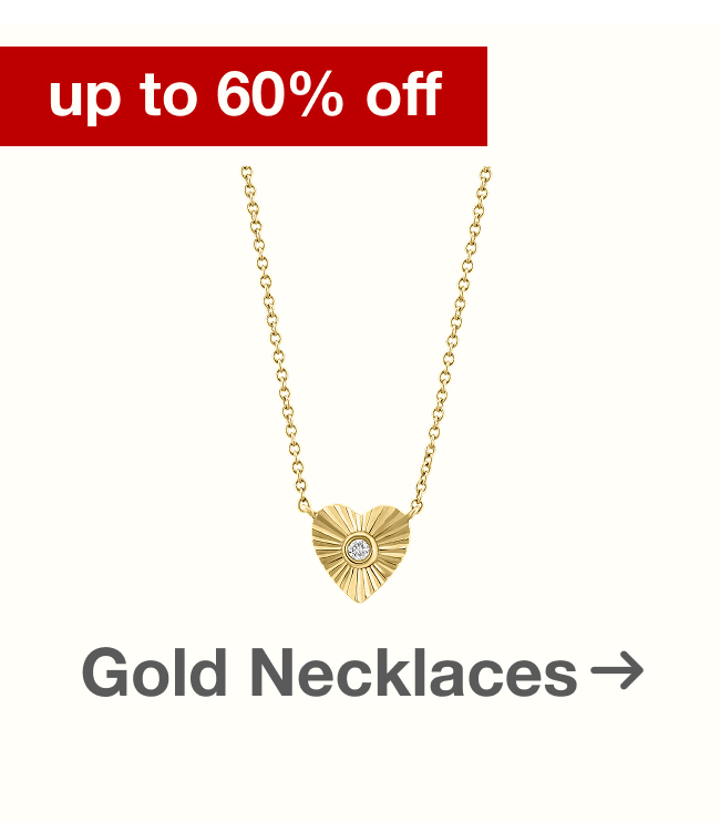 Gold Necklaces on Sale
