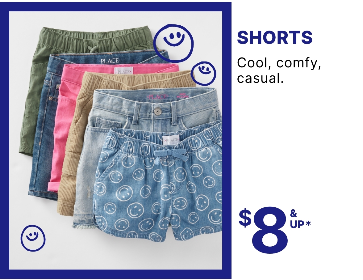 $8 & Up Shorts
