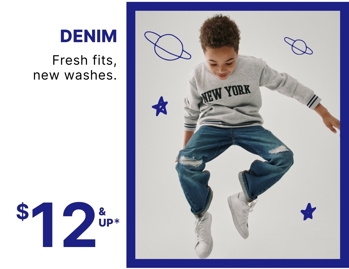 $12 & up Denim