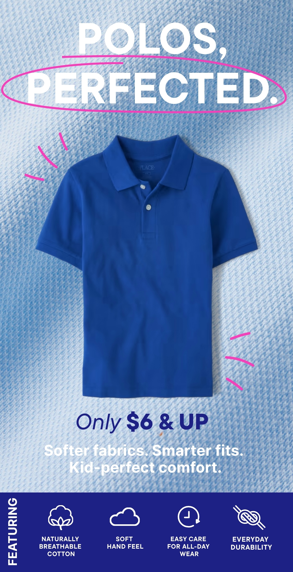 $6 & Up Polos