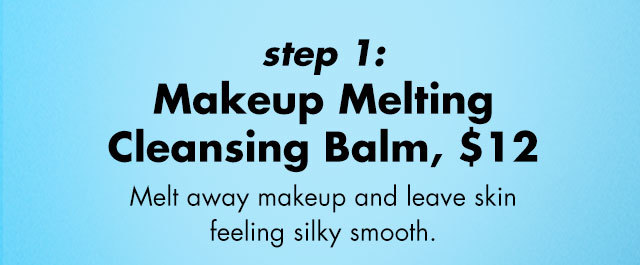 Melt away makeup and leave skin feeling silky smooth