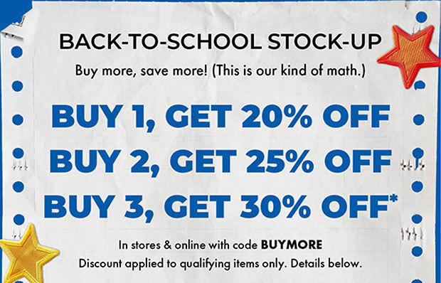 Back-To-School Stock-Up