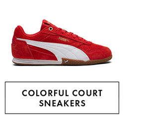 Colorful Court Sneakers