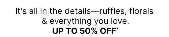 Up to 50% off Dresses