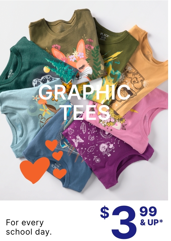$3.99 & Up Grraphic Tees