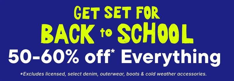 Entire Site 50-60% off