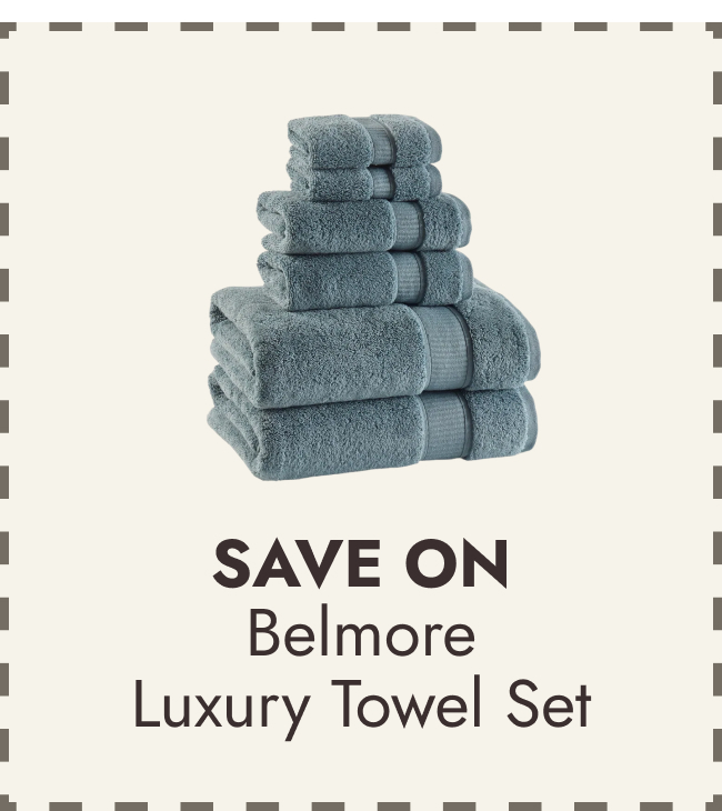 Belmore Luxury 6 Piece Towel Set