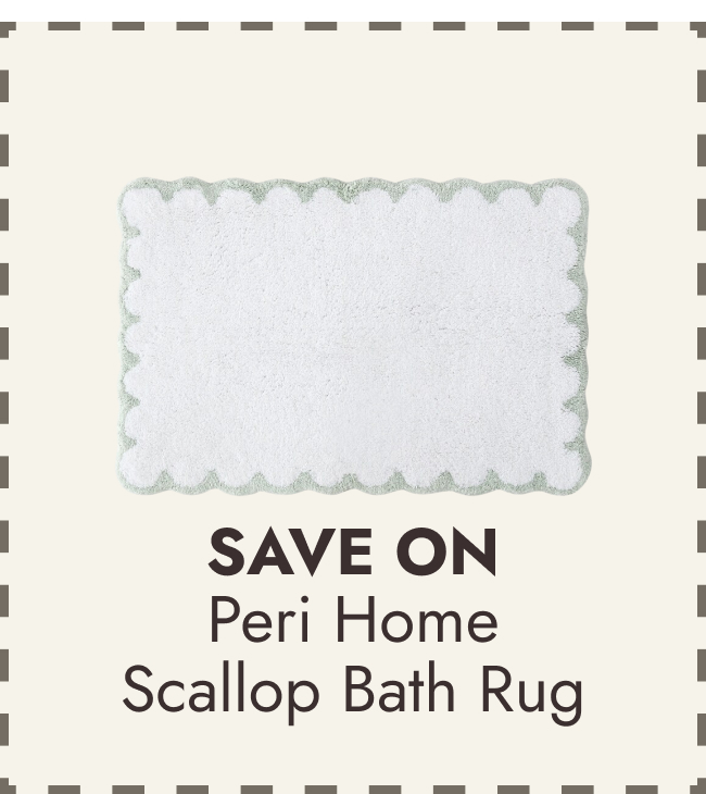 Peri Home Scallop Bath Rug