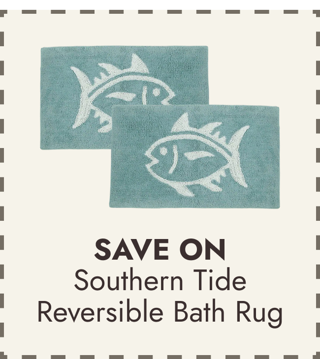 Southern Tide Skipjack Reversible Cotton Bath Rug