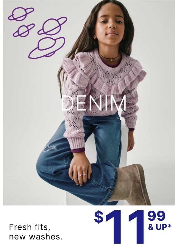 $11.99 & Up Denim