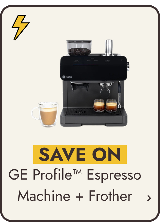 GE Profile™ Semi Automatic Espresso Machine + Frother