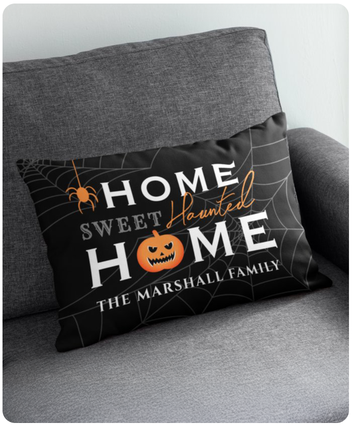 Image of a Halloween pillow